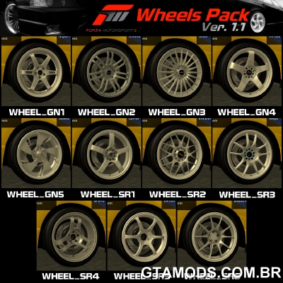 Pack de Rodas Forza Motorsport 3 v1.1